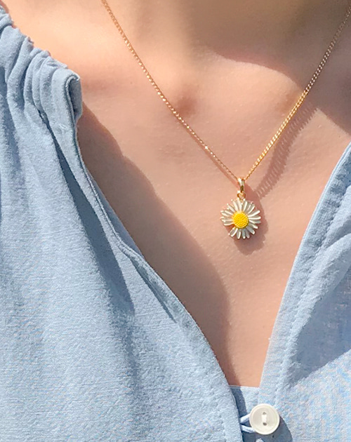 Dandelion necklace